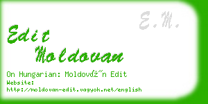 edit moldovan business card